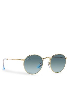 Ochelari de soare Ray-Ban Round Metal 0RB3447 001/3M Auriu