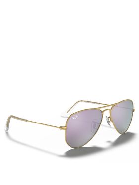 Ochelari de soare pentru copii Ray-Ban Aviator 0RJ9506S 249/4V Auriu