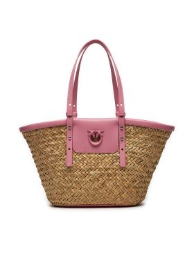 Geantă Pinko Love Summer Basket PE 24 PLTT 103324 A1RL Bej