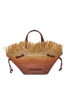 Geantă Pinko Pagoda Small Shopper . PE 24 PLTT 102910 A1R6 Bej