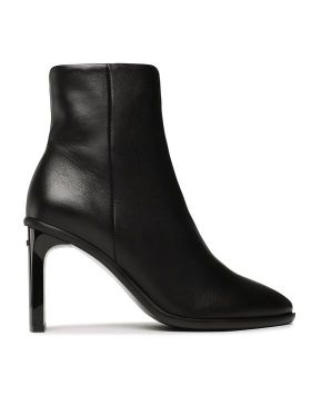 Botine Calvin Klein Curved Stil 90Hh HW0HW01601 Negru