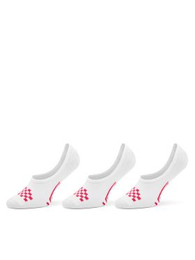 Set de 3 perechi de șosete scurte de damă Vans Wm Classic Canoodle 6.5-10 3Pk VN0A48HDJU41 Alb