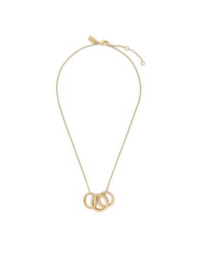 Colier Coach Signature Openwork Pendant Necklace 37422694GLD710 Auriu