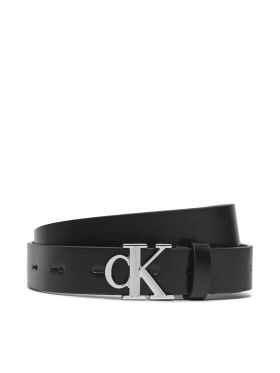 Curea de Damă Calvin Klein Jeans Round Mono Plaque Lthr Belt 25Mm K60K612271 Negru