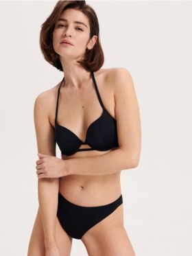 Top bikini - negru