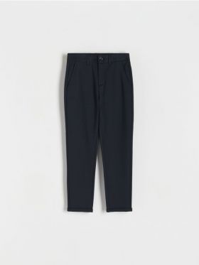 Pantaloni chino eleganti - bleumarin