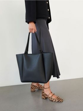 Geanta shopper - negru