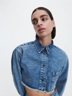 Camasa din denim - indigo jeans