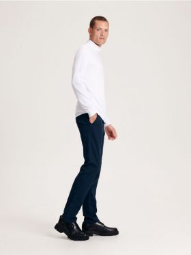 Pantaloni chino slim fit - bleumarin