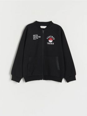 Bluza sport oversized Pokémon - negru