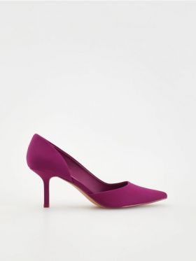 Pantofi cu toc inalt - roz-fuchsia