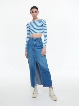 Crop top bogat in viscoza - multicolor