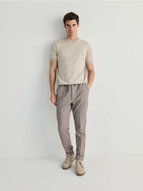 Pantaloni chino slim - bej