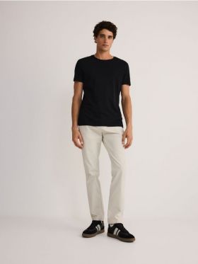 Pantaloni chino slim fit - crem