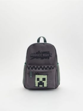 Rucsac Minecraft - gri-inchis