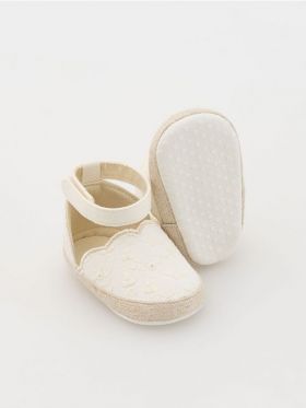 Espadrile tesute - crem