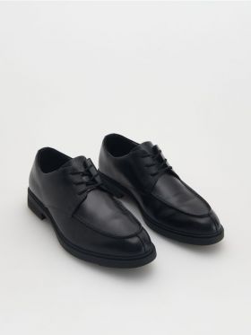 Pantofi din piele - negru