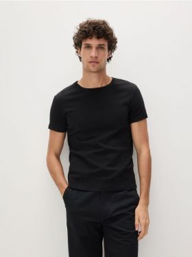 Tricou slim fit - negru