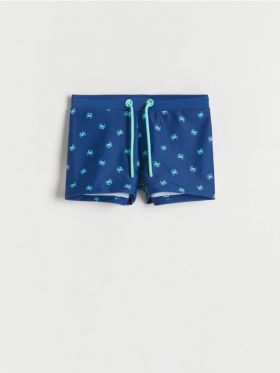 BOYS` SWIMMING TRUNKS - bleumarin