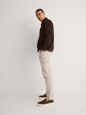 Pantaloni chino slim fit - bej