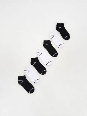 Set de 7 perechi de sosete - negru