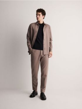 Pantaloni chino slim - bej