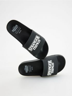 BOYS` STRAPPY SANDALS - negru