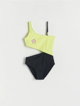 GIRLS` SWIMMING SUIT - verde-galbui