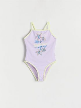 GIRLS` SWIMMING SUIT - lavand