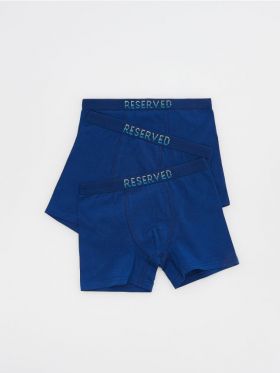 Set de 3 perechi de boxeri - bleumarin