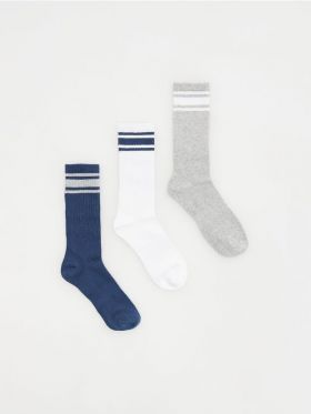 Set de 3 perechi de sosete - bleumarin