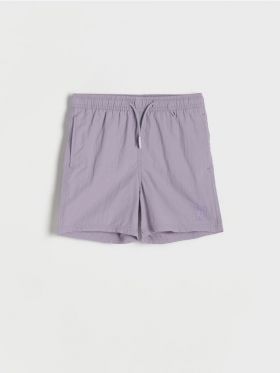 Pantaloni scurti de baie cu imprimeu - crimson