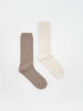 LADIES` SOCKS - gri-neutru