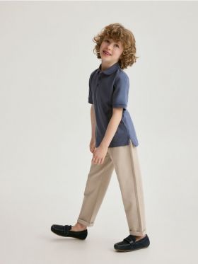 Pantaloni chino din jerseu - bej