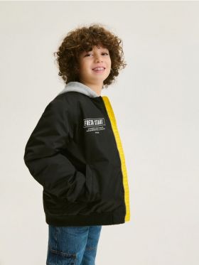 Geaca bomber - negru