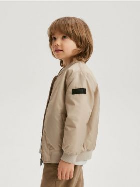 Geaca bomber oversized - bej