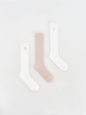 GIRLS` KNEE-LENGTH SOCKS - alb