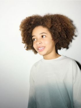 BOYS` T-SHIRT - gri deschis