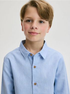 BOYS` SHIRT - albastru-deschis