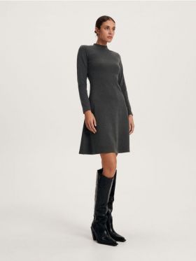 Rochie mini - gri-inchis