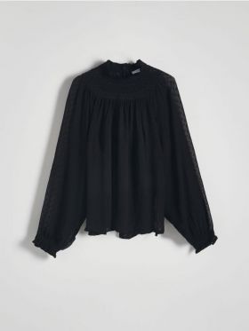 Bluza din viscoza - negru