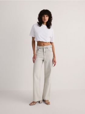 LADIES` JEANS TROUSERS - gri deschis