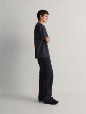 Pantaloni loose - negru