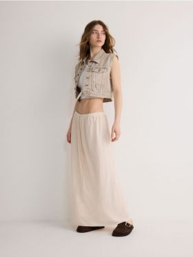 Fusta maxi - nude