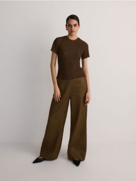 LADIES` TROUSERS - maro