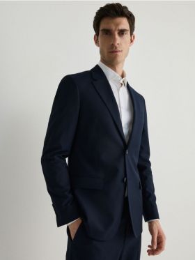 Sacou slim fit - bleumarin