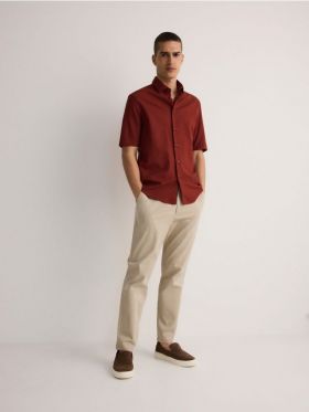 Pantaloni chino slim - bej