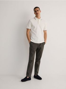 Pantaloni chino slim - verde-deschis