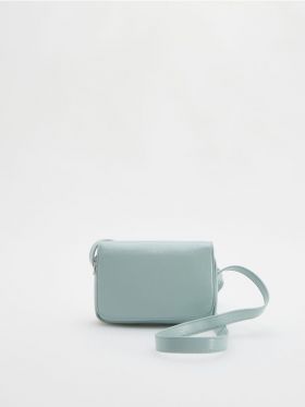 Poseta crossbody - turcoaz-pal