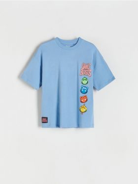 Tricou oversized Gang Beasts - albastru